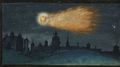 nobrashfestivity:Unknown, Comets from the Augsburg Book of Miraculous Signs, 1552Later published as 