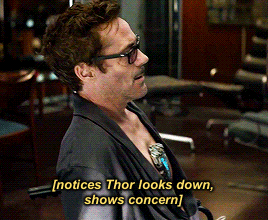 prettiestcaptain:Tony being the only one on the team to show genuine concern and empathy towards Tho