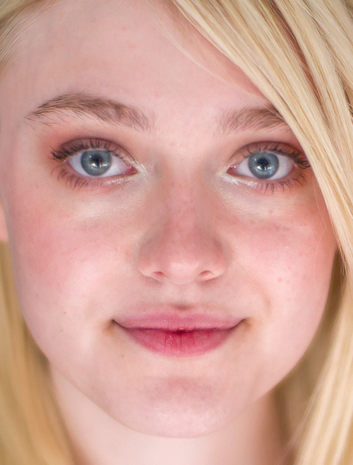 celebritycloseup: dakota fanning - more close-ups of dakota can be found here Skin goals