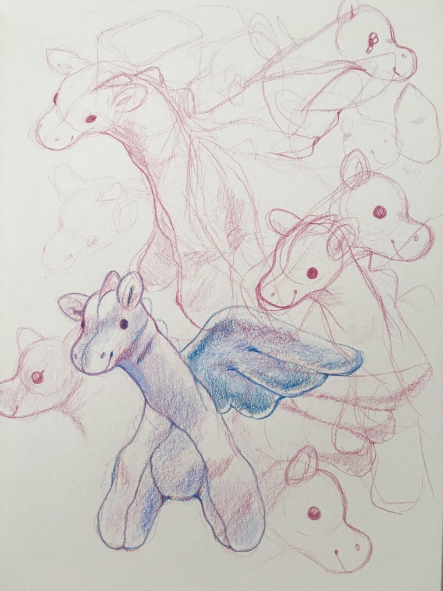 happy birthday to magic the dragon! here are some studies from a few days ago!