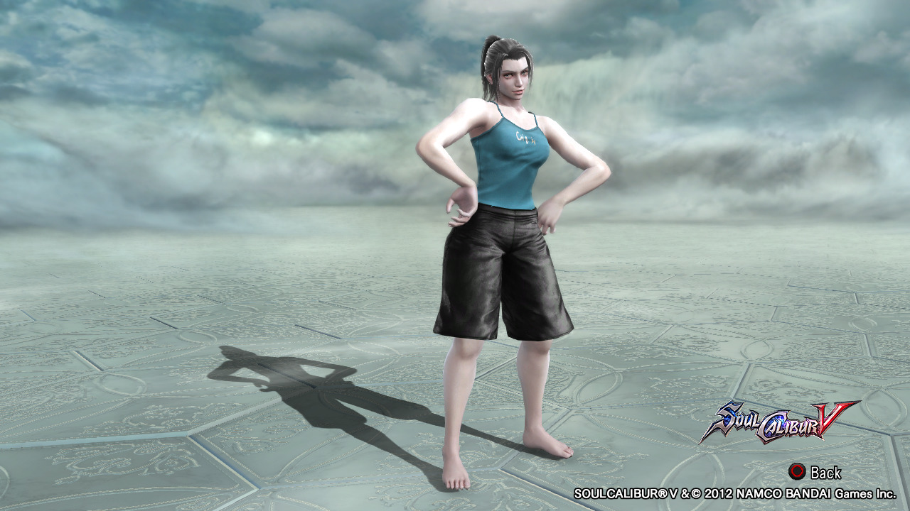 aquaxranox:  Yay more of my Soul calibur creations! This time, Wii fit trainer!!