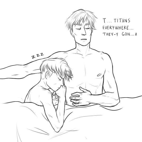 xyuwa:  I’m in the mood of modern plain life AU where Erwin has crazy dreams and