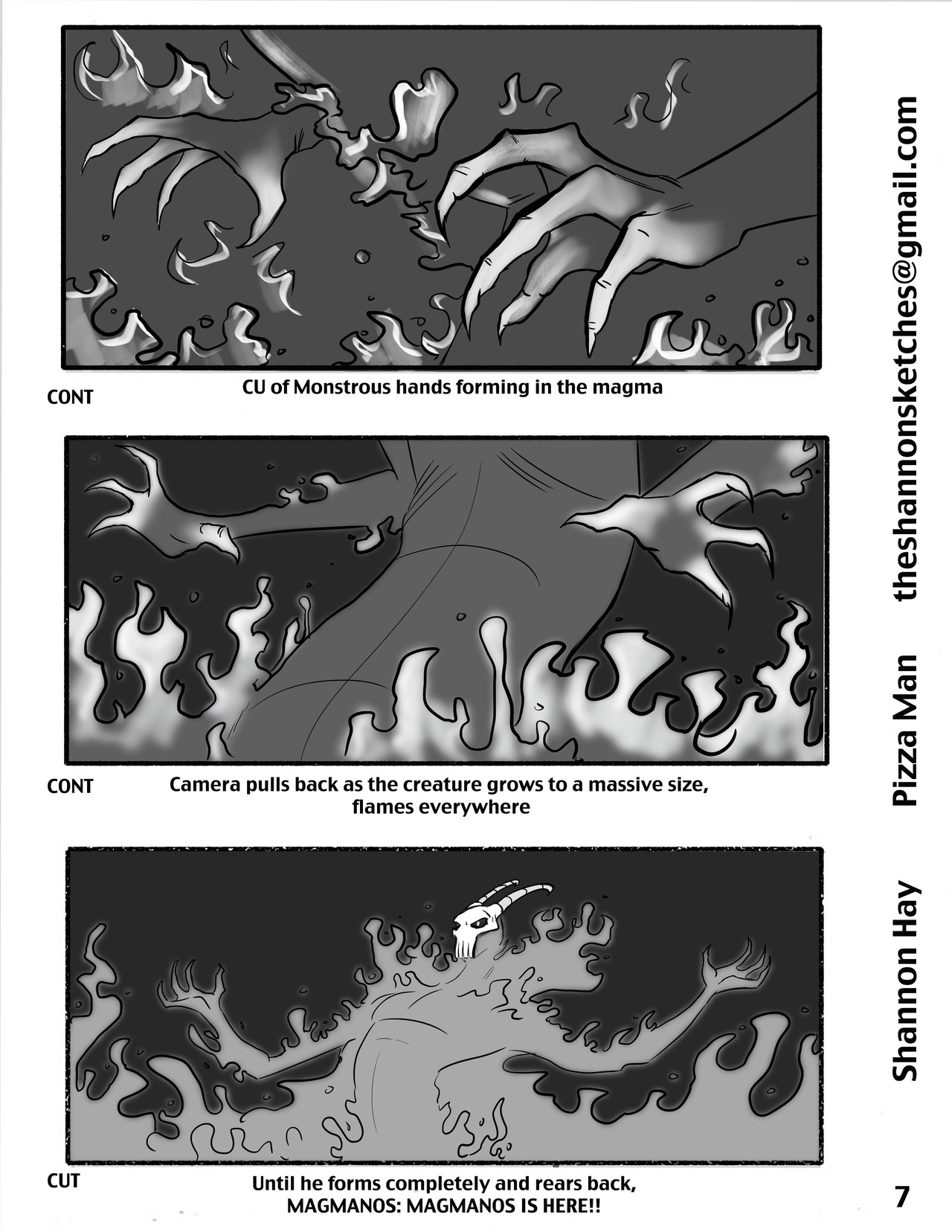 pyromania2014:  agentumbls:  haysketch: Magmanos Storyboards | full sequence  This