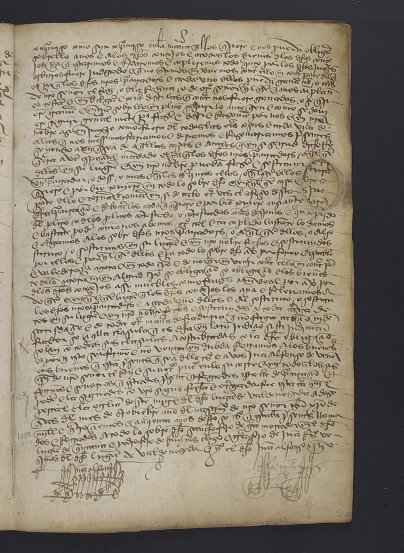 Ms. Codex 163 -Sentenzia arbitraria … This manuscript features a Spanish notarial document. I