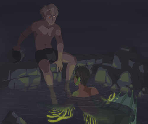 jaboody:“You better not flip kelpie and try to drown me.”wow this took way too long, i started this 