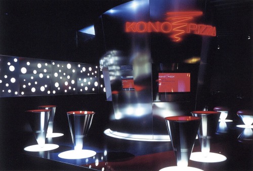 Kono Pizza - Milan, Italy (2004)Designed by Studio Marco Piva Scanned from ‘Bar Desi