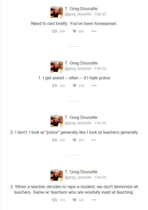 racismschool:  Criminal Defense attorney, Greg Doucette has had quite enough of your non-sense. 