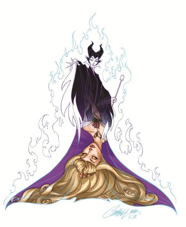 Disney princesses as their villain