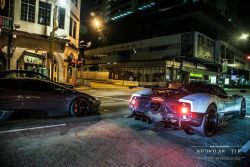myheartpumpspetrol:  Pagani zonda cinque  Lamborghini murcielago lp640 by Nicholas TJR  
