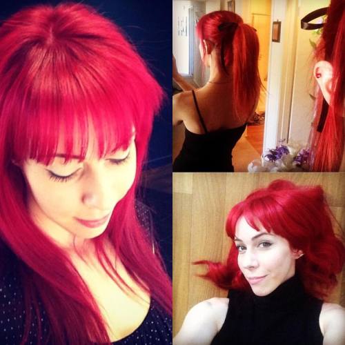 vukizzle:  Well, it’s official: I miss my red hair 😫🌶🍒🍓 