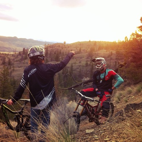 rockymountainbicycles: Thomas & Aggy at the Bike Ranch today.