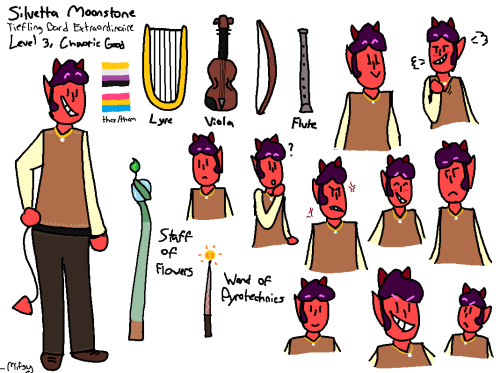 new silvetta ref!!!! my lovely bastard dnd character