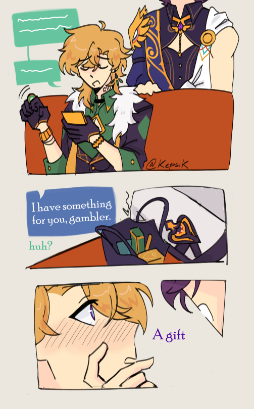 Aventurine Gives Gifts For Ratio In Any Convenient Situation, But He Also Does Not Want To Leave Him