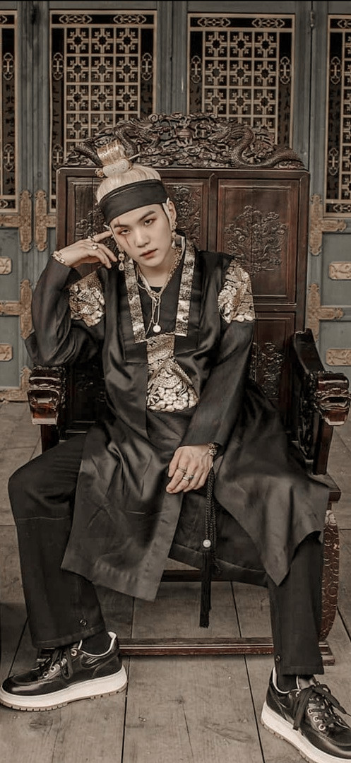 Yoongi ; Daechwita Simple Lockscreens