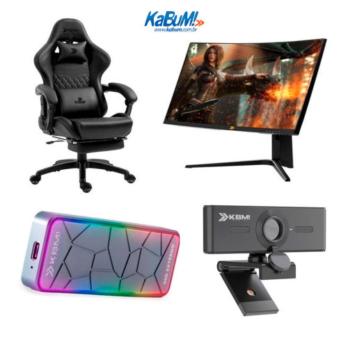KBM! GAMING Uma Marca KaBuM! Que Conta Com Uma Linha Completa De Produtos Projetados Para Atender S Necessidades