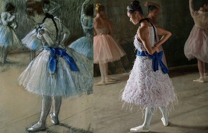 mymodernmet:  Misty Copeland Elegantly Recreates the Iconic Ballet Paintings of Edgar