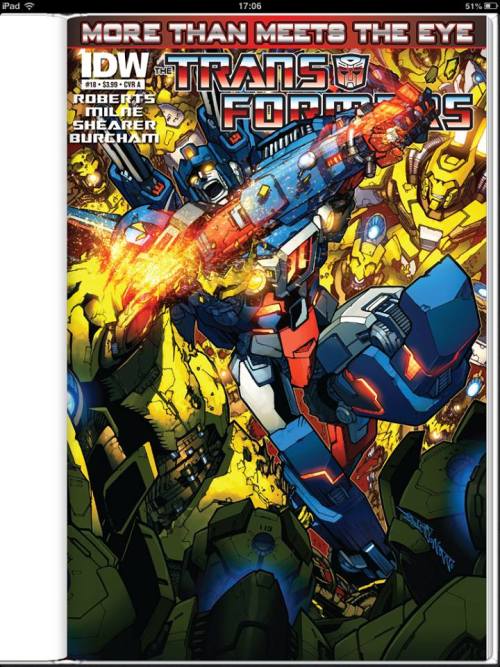 biorobo: serikaizumi: Transformers MTMTE #18 3 page preview by Itunes Readable version! :P Swer