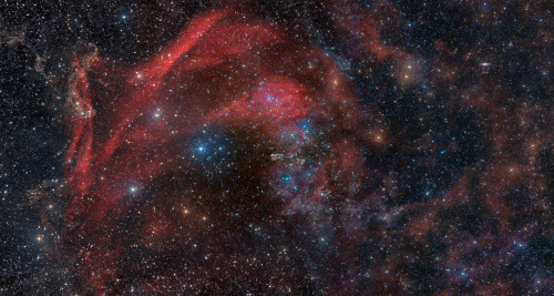 Sh2-126 Region Sharpless 126 &amp; LBN 438 Mosaic: This image started out as 2 panel mosaic of t