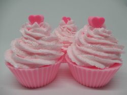 Lilac-Soap: Love Spell Cupcake Soap // Stylishbathcreations