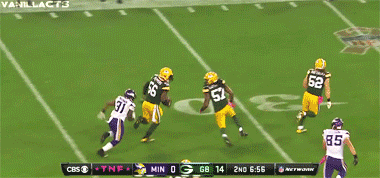 h8-college-love-all-the-parties:  vanillacts:  Julius Peppers 49 yd TD interception