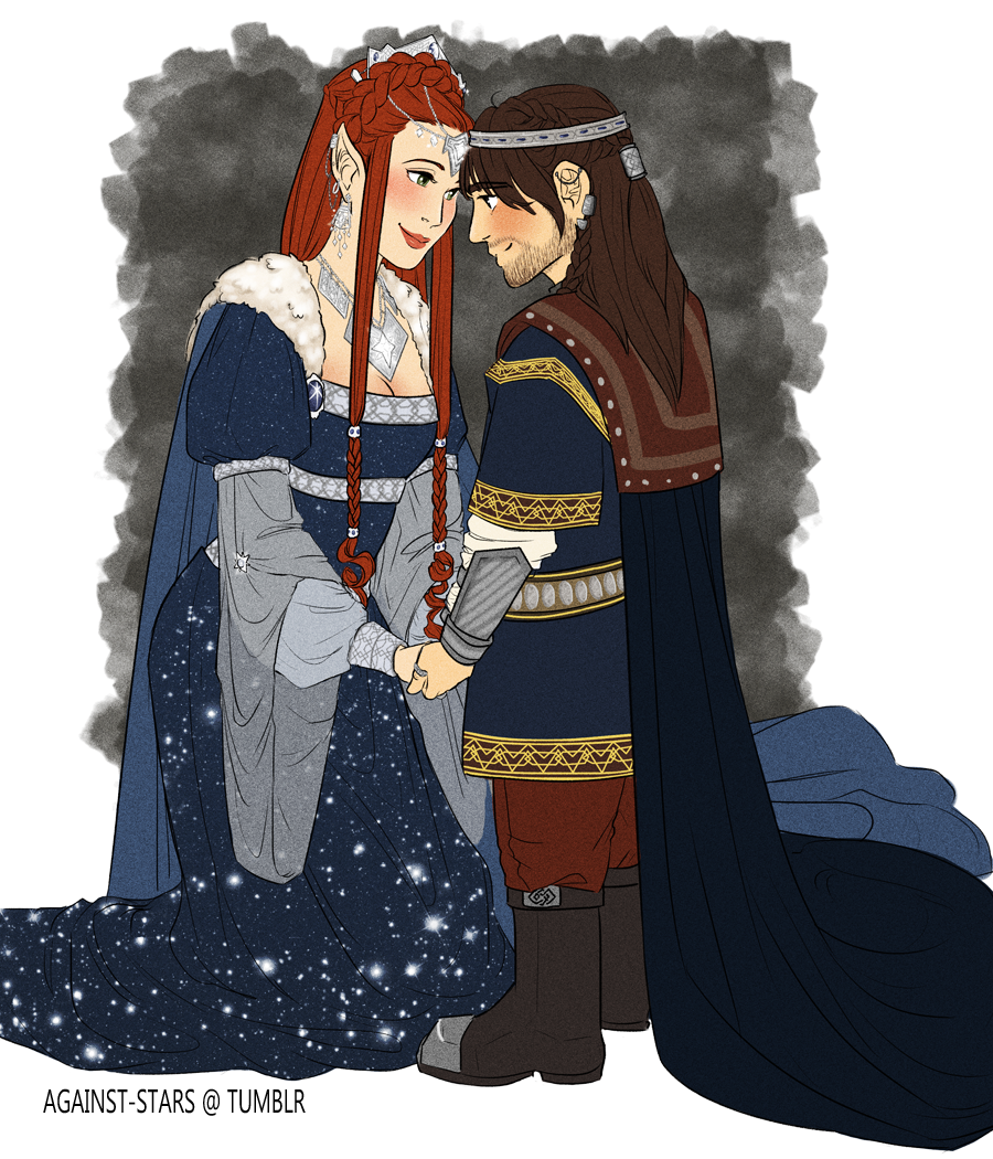 against-stars:  JUST LEAVE ME TO MY DELUSIONS mixing dwarvish and elvish styles for