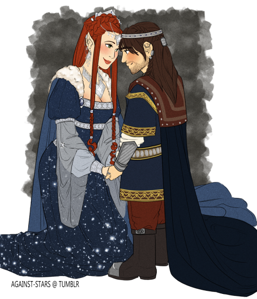 against-stars:JUST LEAVE ME TO MY DELUSIONSmixing dwarvish and elvish styles for tauriel’s outfit wa