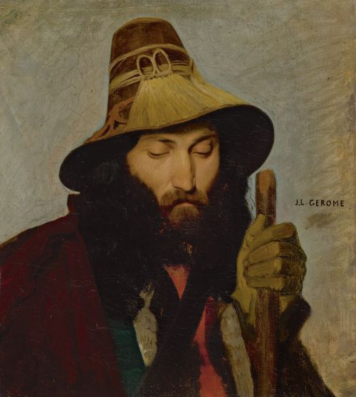 Jean-Léon Gérôme (1824-1904)Portrait of an Italian Man1845-1855