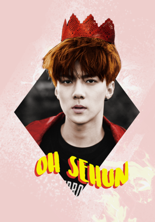 Sehun in Peek-A-Boo concept.