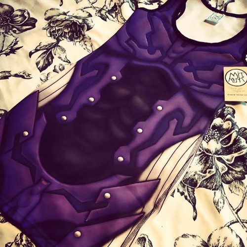 cyberkei:  My new Mitmunk dress came this morning! I know what I’ll be wearing today. #mitmunk #purple #dress #cyber #bionic #robot #motherfuckinawesome