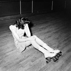 vintagegal:  Girl in Skating Ring, photographed by Nina Leen c. 1940’s 