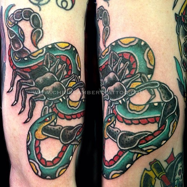 scorpion by Jeff Ensminger: TattooNOW