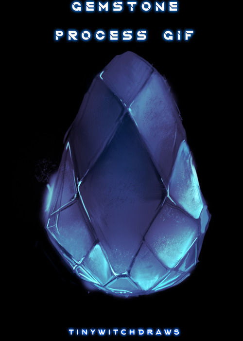 tinywitchdraws: Gemstone process gif 