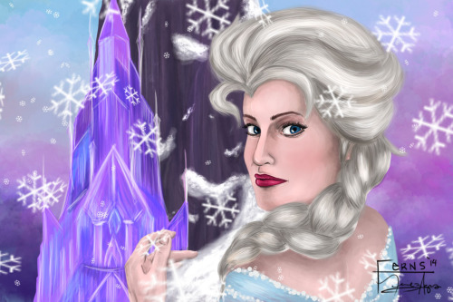 “The cold never bothered me anyway” -Idina Menzel x Elsa Overdue Artwork :P