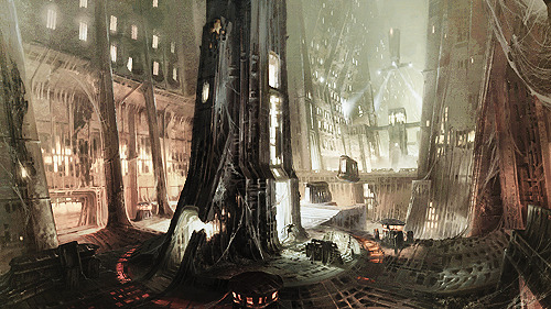 mendia:  Destiny: The Taken King - Dreadnought Concept Art.    kallinata93