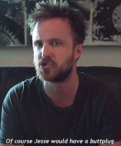 sirnewgate:  Aaron Paul | Buttplug 