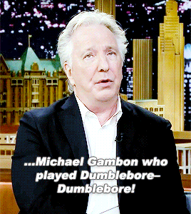 alanprickman:Alan Rickman on The Tonight Show with Jimmy Fallon [2015] [x]