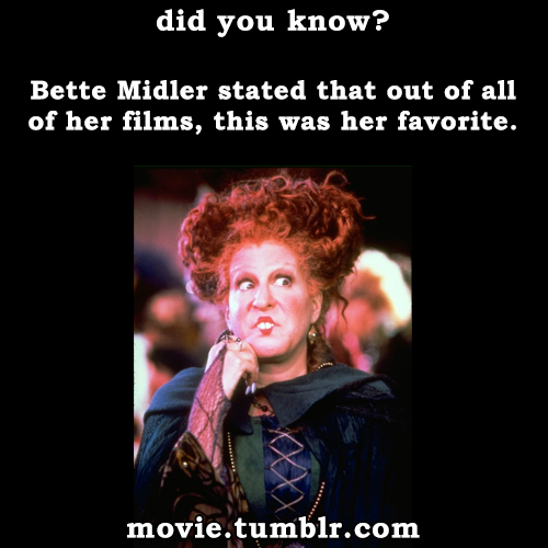 movie:  Hocus Pocus (1993) facts | More movie facts 