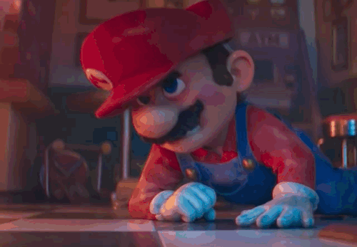 Mario Gets Back Up.