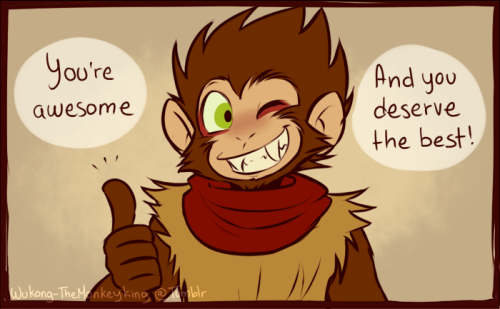 wukong-themonkeyking: Let’s start the year with a friendly reminder, shall we?