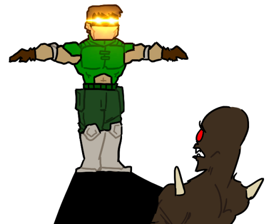 t-pose to assert dominance by Spagon on DeviantArt