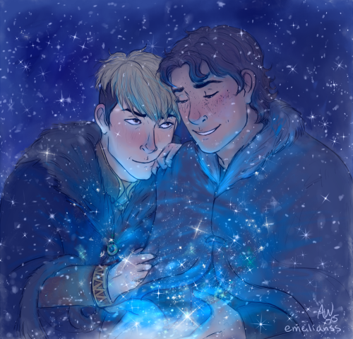 emelianss: And the snowflakes falling from above sparkled like stars.More prince/witch au! This has 