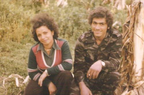 thehummusdance:levantineviper:Dalal Moghrabi and Yehya Skaff before their operation in Tel Aviv in 1