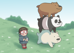 jpmeshew:  We Bare Bears is a cute show so i drew somethin’ of ittwitter / dA 