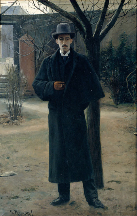 Portrait of Miquel Utrillo, 1889, Oil on canvas, Santiago Rusiñol [This item is on displ