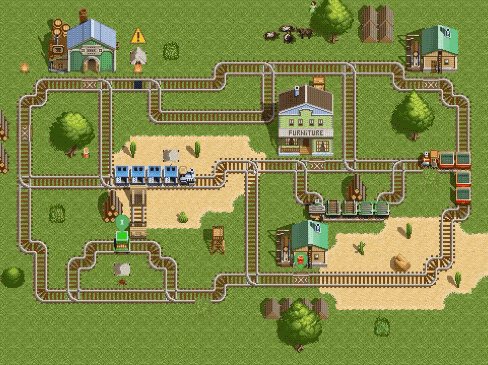 obscurevideogames:  alpha-beta-gamer: Pixel Express is an addictive railroad puzzler where you control junctions to direct trains to collect cargo and keep your railways running. Read More & Play The Beta Demo, Free (Windows)    recommended  