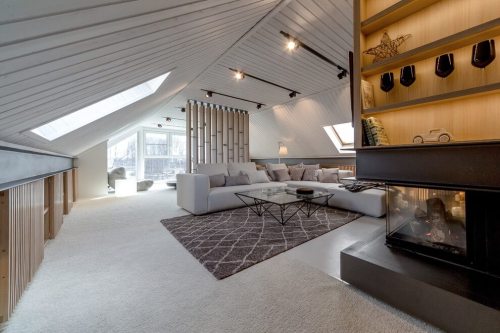 Porn Pics life1nmotion:  Attic Apartment by LoftingDesigned