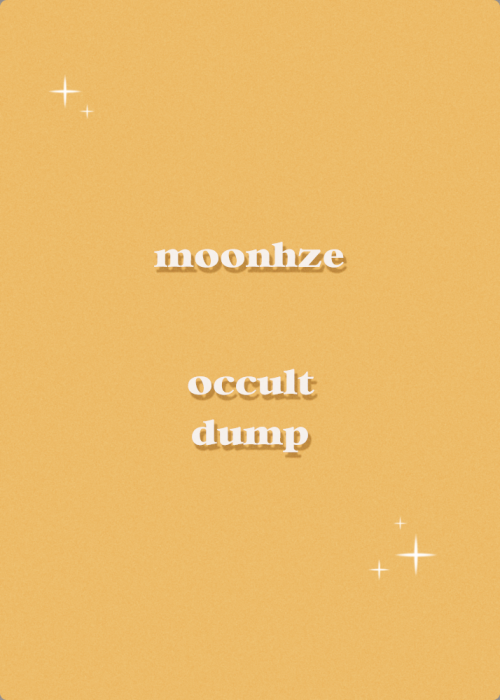 moonhze:occult sims dump! i was asked the other day if i take sim requests, which i don’t really do 