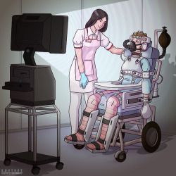 stormfries: sleepystephbot:   This poor patient was suffering from an acute case of free will, delusions of being “kidnapped” and held against her will, and thoughts of disobedience to medical staff. Nurse is sure that a few days spent in her comfy