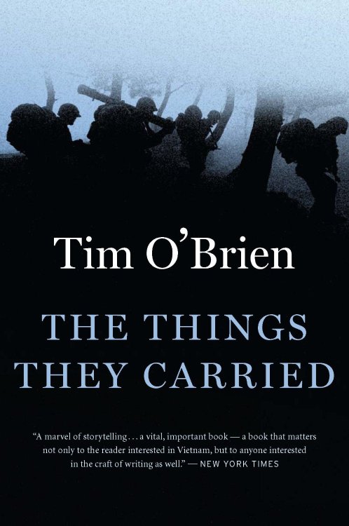 wordsnquotes:  MUST READ: The Things They Carried by Tim O’Brien Tim O’Brien’s The Things They Carried falls on our top 5 collection of short-stories in our book shelf. We read this a couple of years ago and always recommend it to young and mature