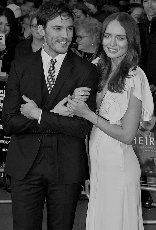samuelclaflins:   Sam Claflin and Laura Haddock attend the Mayor’s Centrepiece Gala screening 